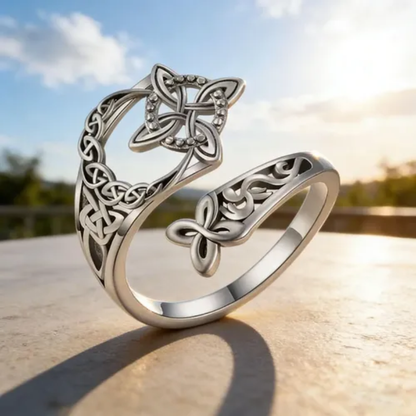 Jewelance™ Verstelbare Keltische Knoopring