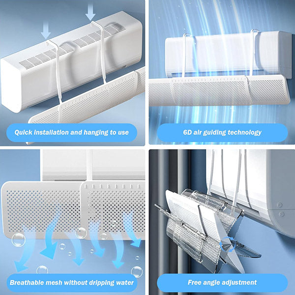 Zefyr™ Verstelbare Airco Winddeflector
