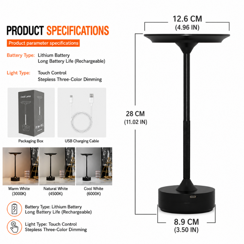 Lumina™ Elegante Touch Nachtlamp