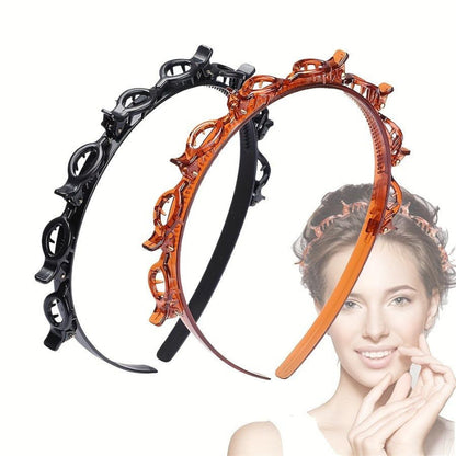 Multi-Grip Haarband met Clips – Easy Styling