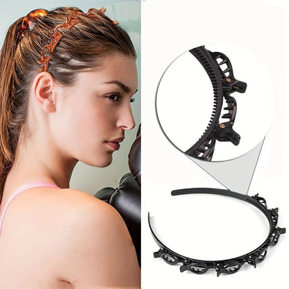 Multi-Grip Haarband met Clips – Easy Styling