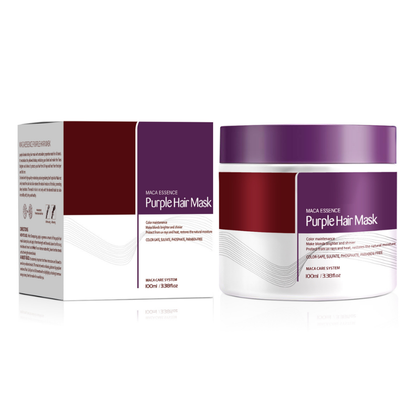 Paars Keratine Haarmasker – Toning & Herstel