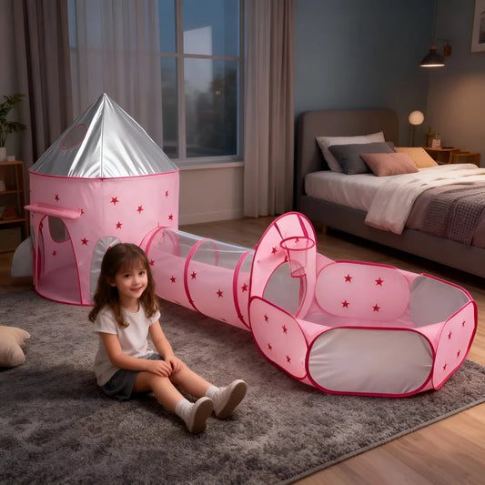 Speelo™ Ruimte-Thema Speeltent met Tunnel