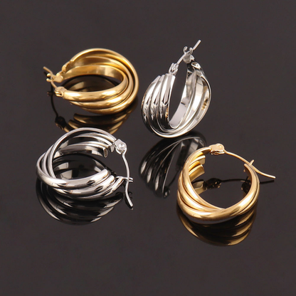 Jewelance™ Luxe Minimalistische Hoepeloorbellen