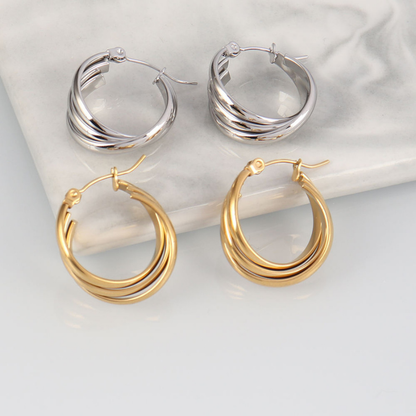 Jewelance™ Luxe Minimalistische Hoepeloorbellen