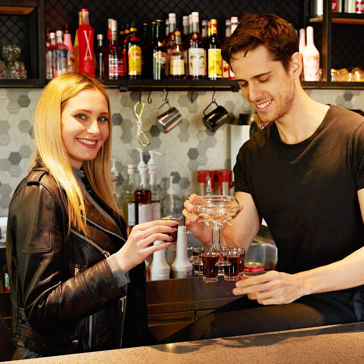 Tavola™ 6-Glazen Shotjes Dispenser