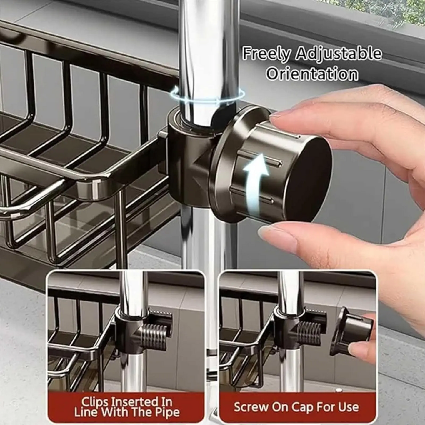 Tavola™ Gootsteen Organizer met Afdruiprek