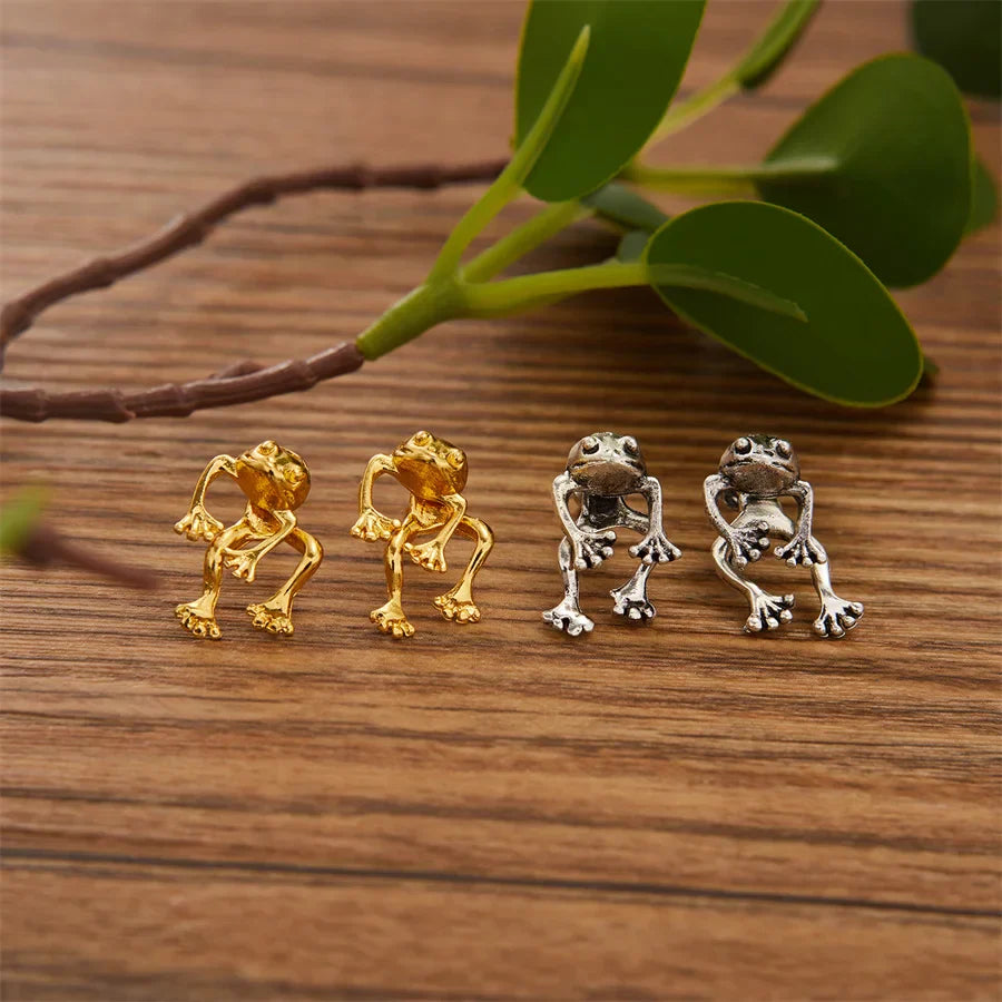 Jewelance™ Schattige Kikker Oorbellen