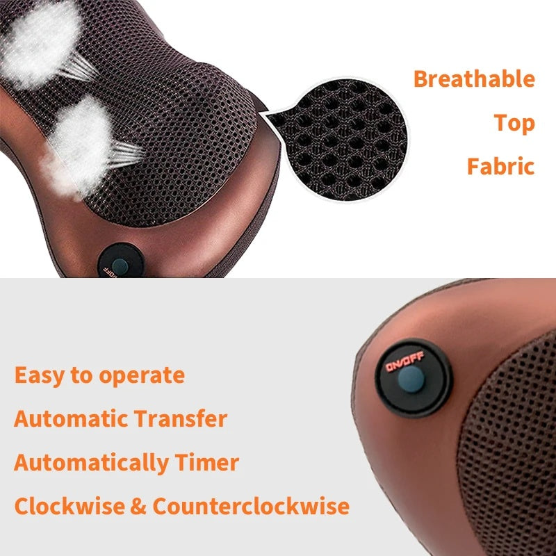 Pulsa™ Draagbaar Multifunctioneel Massagekussen