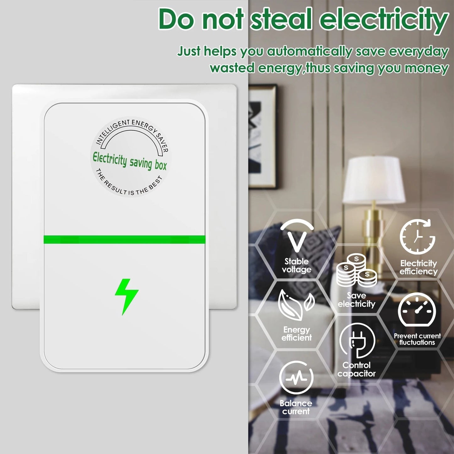 Voltique™ Slimme Energiebesparende Plug