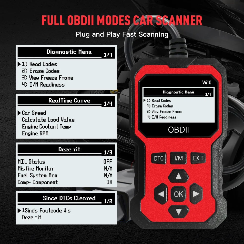 Drivo™ OBD2 Voertuigdiagnose Scanner