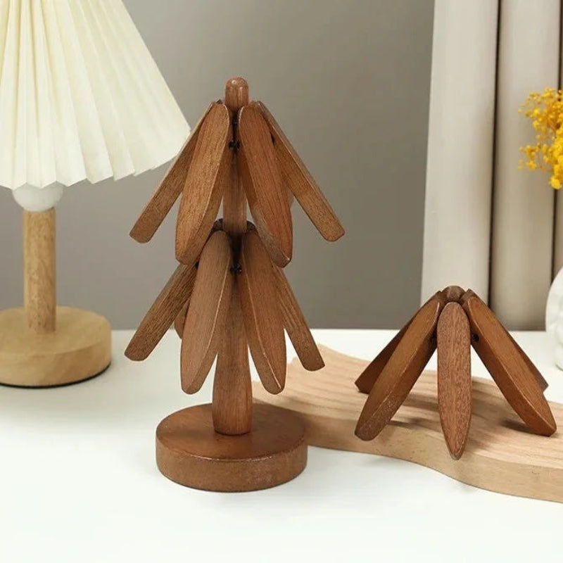 Belló™ Hittebestendige Houten Onderzetter