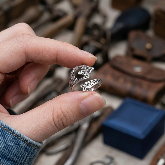 Jewelance™ Verstelbare Keltische Knoopring