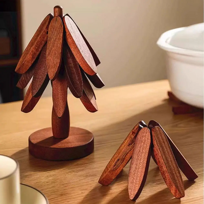 Belló™ Hittebestendige Houten Onderzetter