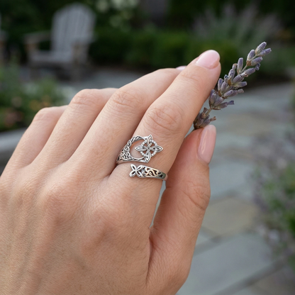 Jewelance™ Verstelbare Keltische Knoopring