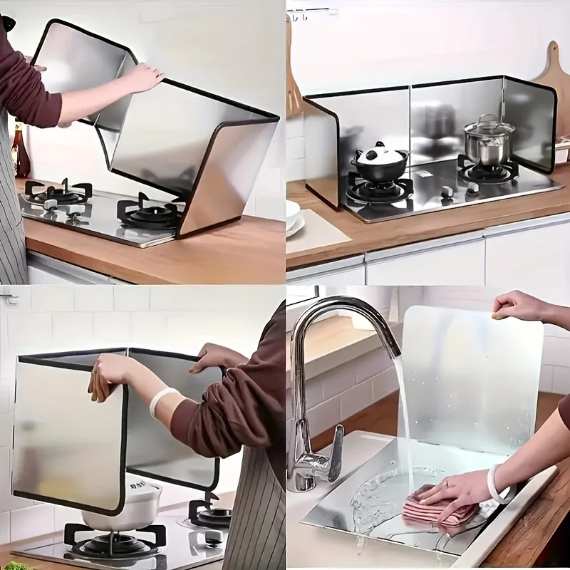 Opvouwbaar Spatscherm – Keuken Spatbescherming