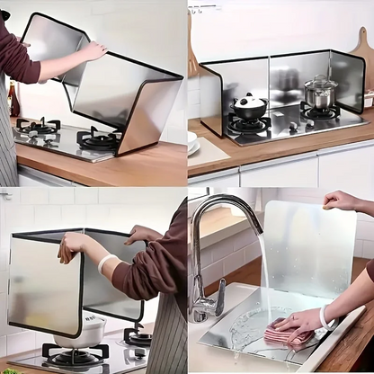 Opvouwbaar Spatscherm – Keuken Spatbescherming