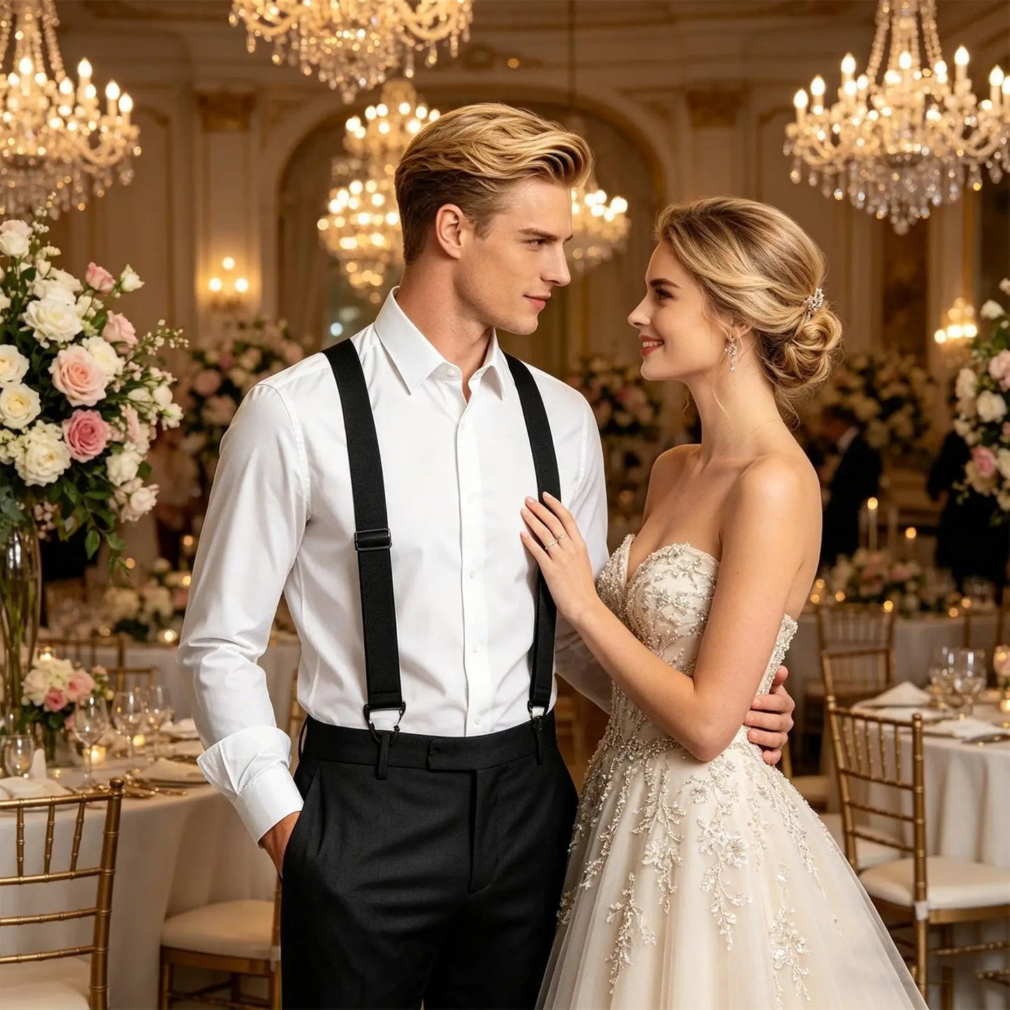 PremiumSuspenders Verstelbare Heren Bretels