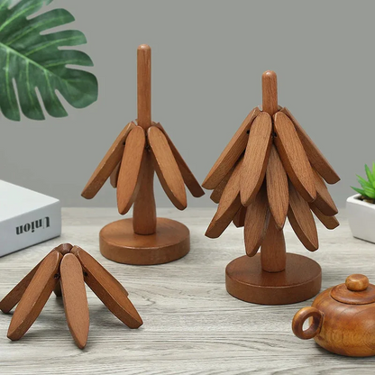 Belló™ Hittebestendige Houten Onderzetter
