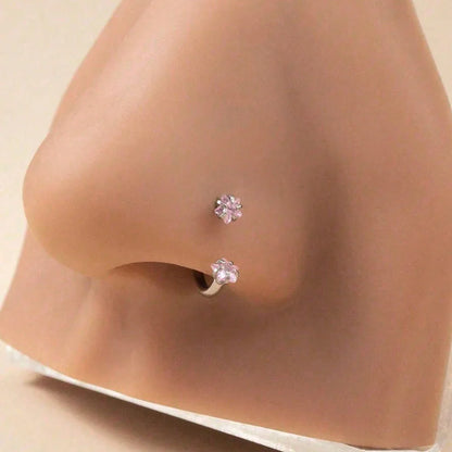 Jewelance™ Elegante Neusjuweel en Oorbellen Set