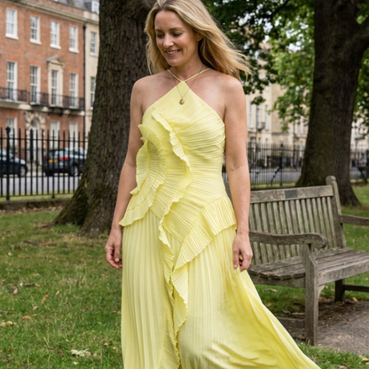 Elegante Ruffle Jurk – Luxe Volants Damesjurk