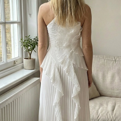 Elegante Ruffle Jurk – Luxe Volants Damesjurk