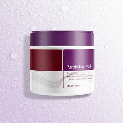 Paars Keratine Haarmasker – Toning & Herstel