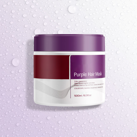 Paars Keratine Haarmasker – Toning & Herstel