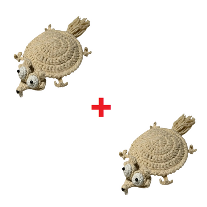 Belló™ Gehaakte Eekhoorn Onderzetter