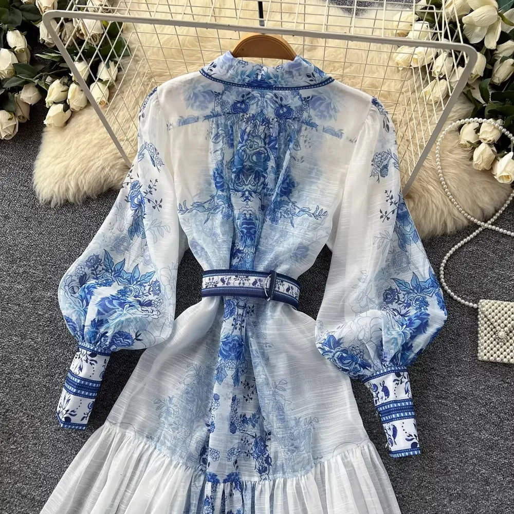 Amara™ Vrouwelijke Jurk met Bloemenprint