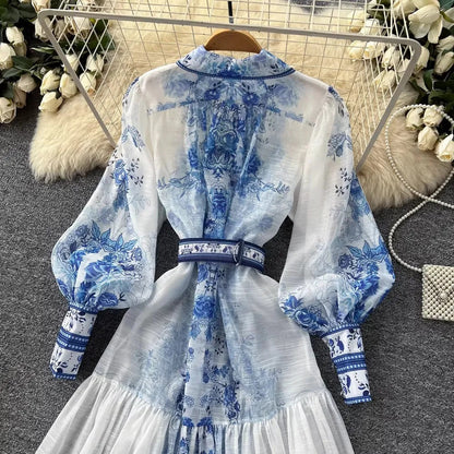 Amara™ Vrouwelijke Jurk met Bloemenprint