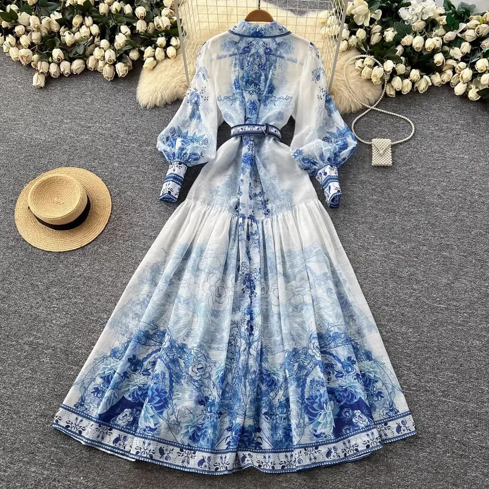 Amara™ Vrouwelijke Jurk met Bloemenprint
