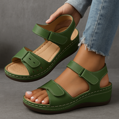 Nina | Orthopedische Sandalen met Wedge Hak