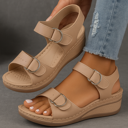 Nina | Orthopedische Sandalen met Wedge Hak
