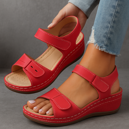 Nina | Orthopedische Sandalen met Wedge Hak