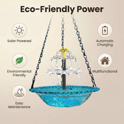 Hortus™ Zonne-Energie Vogelbad Fontein