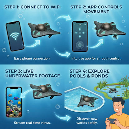 Voltique™ Onderwater Drone met Camera
