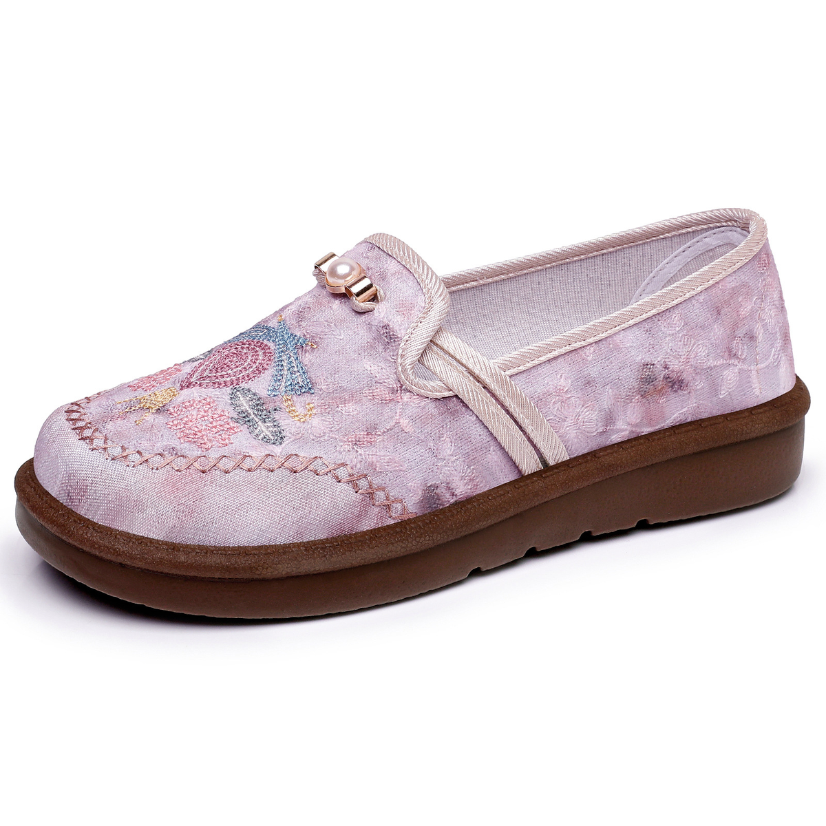 Geborduurde Loafers – Comfortabele Instapschoenen
