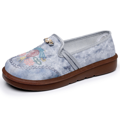 Geborduurde Loafers – Comfortabele Instapschoenen