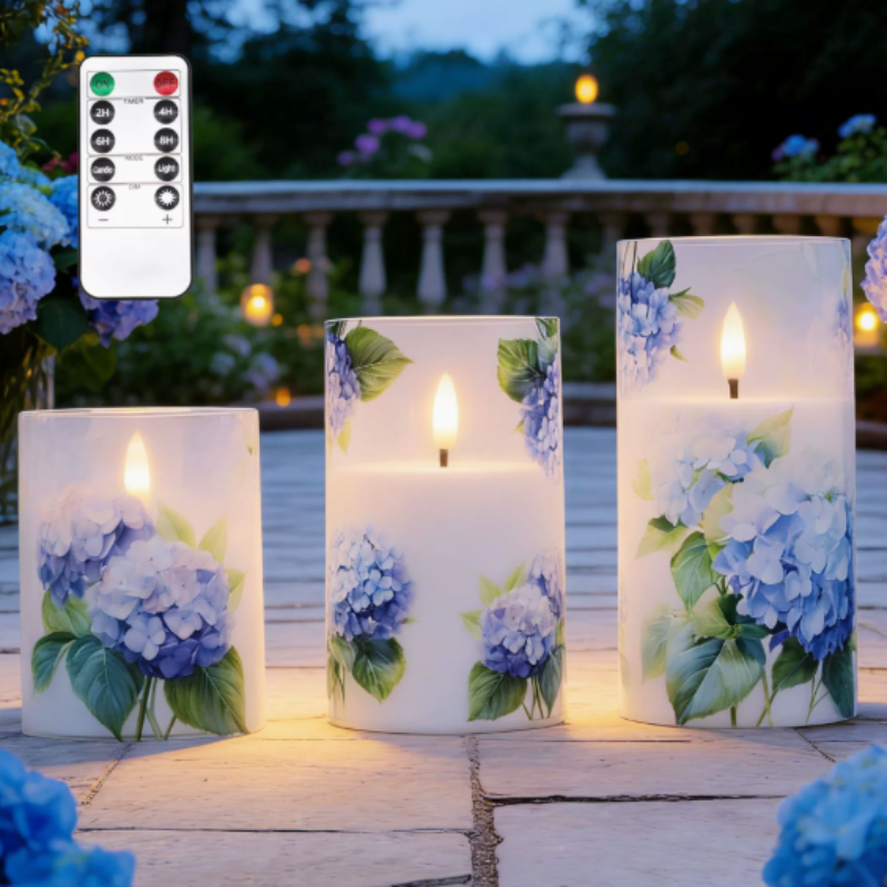 LED Bloemenkaarsen Set – Sfeervolle Decoratie