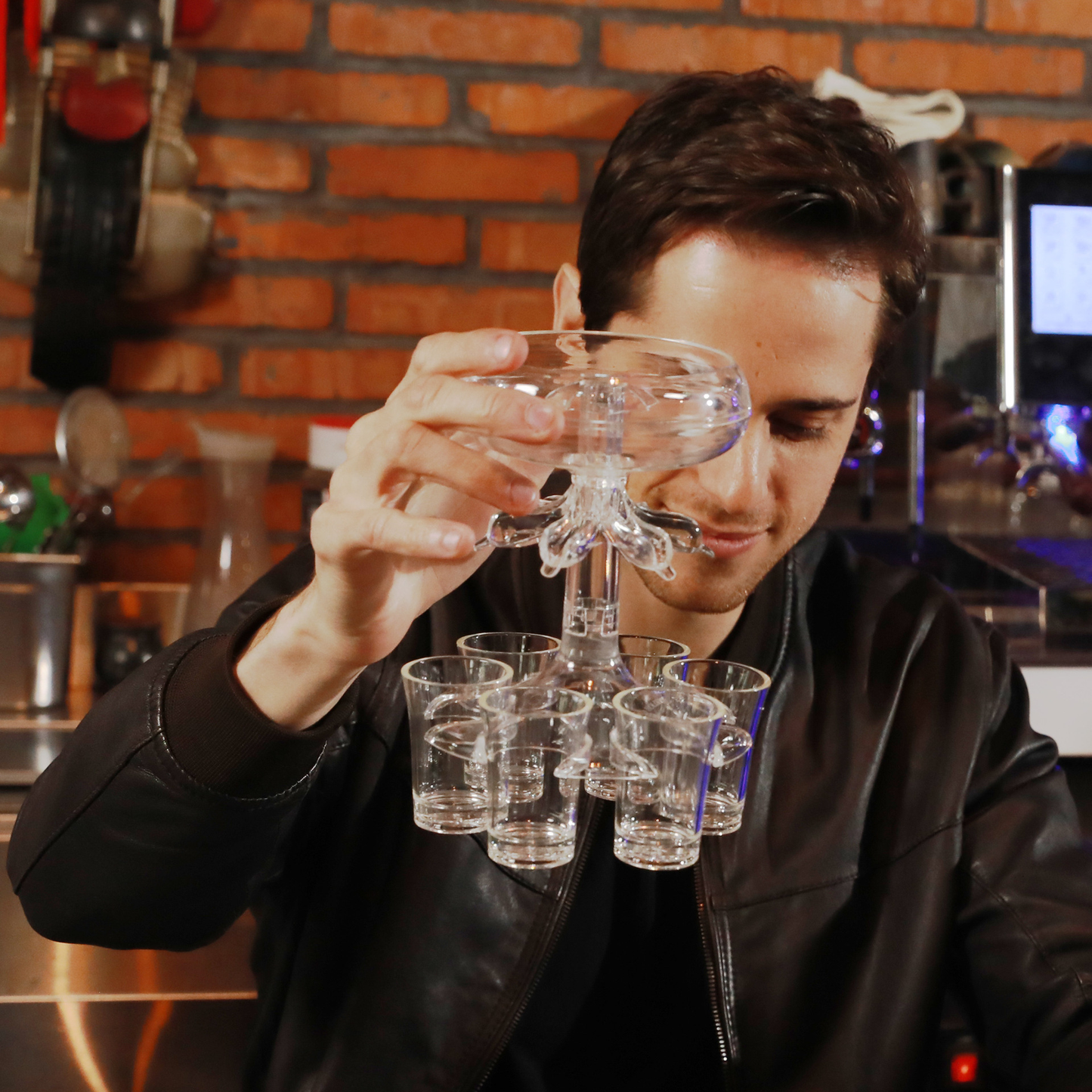 Tavola™ 6-Glazen Shotjes Dispenser