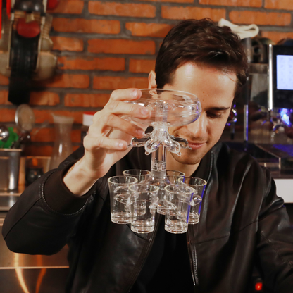Tavola™ 6-Glazen Shotjes Dispenser