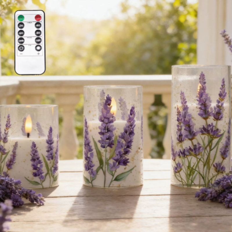 LED Bloemenkaarsen Set – Sfeervolle Decoratie