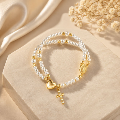 Jewelance™ Klassieke Rozenkransarmband