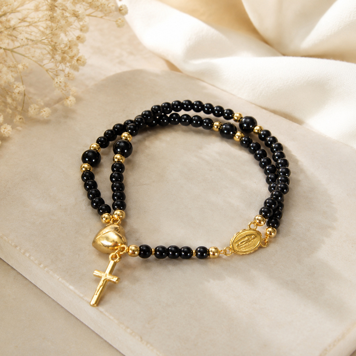 Jewelance™ Klassieke Rozenkransarmband