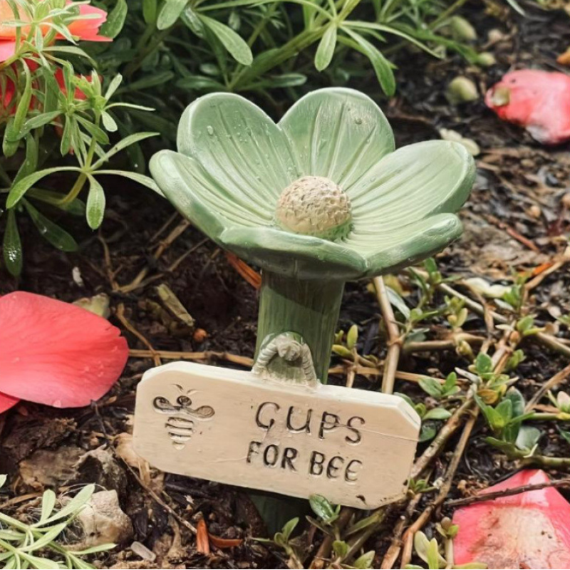Hortus™ Bijen Drinkschaal en Bloembak