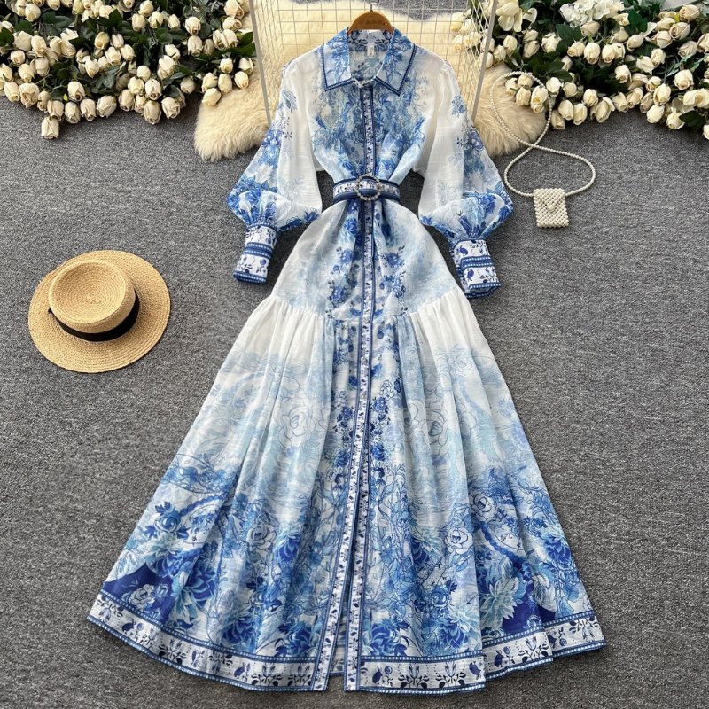 Amara™ Vrouwelijke Jurk met Bloemenprint