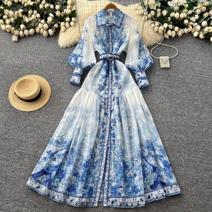 Amara™ Vrouwelijke Jurk met Bloemenprint