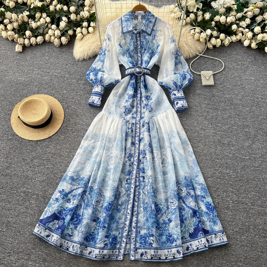 Amara™ Vrouwelijke Jurk met Bloemenprint