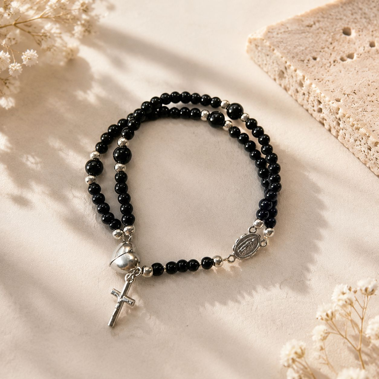 Jewelance™ Klassieke Rozenkransarmband